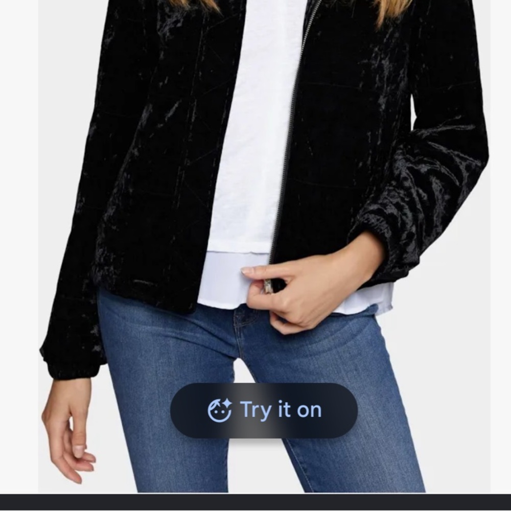 Sanctuary Women's Black Velvet Jacket